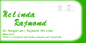 melinda rajmond business card